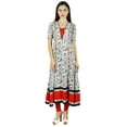 thumbnail image 3 of Bimba Women Cotton Kurta Kurti Half Sleeve Chic Style Formal Casual Tunic Blouse, 3 of 7