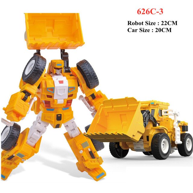 Figuras de acción clásicas para niños, juguetes de transFormación Devastator, Robot excavadora, excavadora, modelo de vehículo de grúa, 6 en 1, nuevo