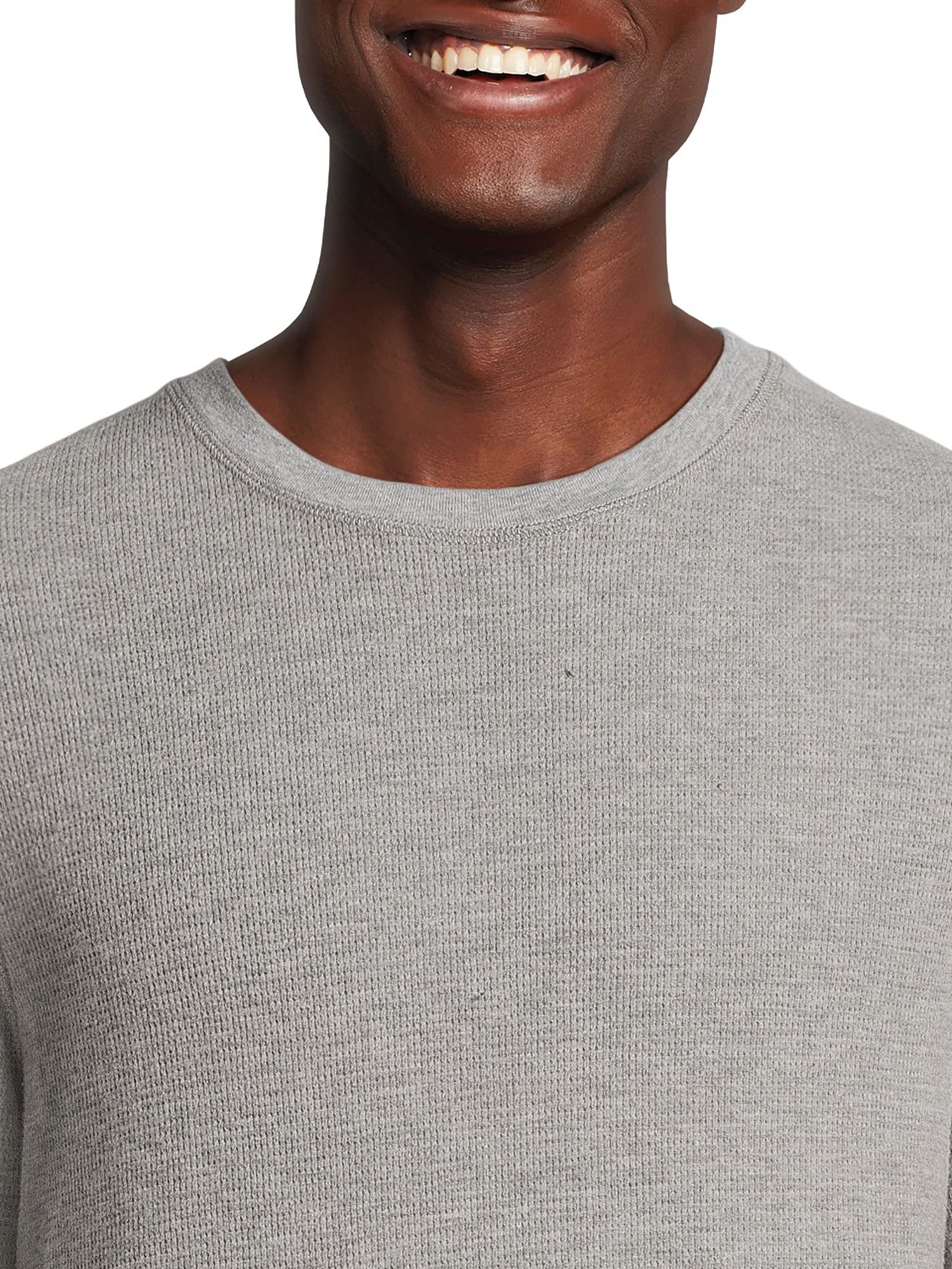 Hanes Men's and Big Men's Xtemp Crewneck and Cozy Microfleece Pants Pajama Set, 2-Piece, Sizes S-5XL