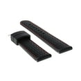 thumbnail image 2 of 24MM RUBBER WATCH STRAP BAND FOR CROTON WATCH CR307952 BLACK RED STITCH, 2 of 2
