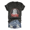 thumbnail image 2 of Womens Dolly Shirts Country Music Legend T-Shirt Crewneck Short Sleeve Shirt Vintage Graphic Tee Loose Fit T-Shirt Fall Fashion Tops L, 2 of 6