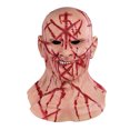 thumbnail image 1 of Máscara de disfraces de Halloween para cosplay, calvo, anciano, cicatriz de sangre, látex, 1 of 1