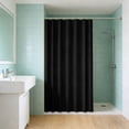 thumbnail image 5 of Solid Color Shower Curtain Bathroom Partition with Water Resistant Material and Hooks Included for Toilet Shower Stall Home Bath Decor Privacy Screen, 5 of 6