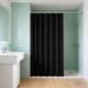 thumbnail image 5 of Cortina de ducha de color sólido 70,87 x 70,87 in – Mampara de baño de poliéster grueso impermeable, 12 ganchos incluidos, negro amarillo café verde azul púrpura, 5 of 6