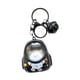 thumbnail image 4 of Llavero colgante con luz nocturna para bolso, llavero con diseño de astronauta y gato, juguete para pareja negro, 4 of 9