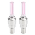 thumbnail image 1 of 2 Pcs Lumière de Roue Pneu Roue Décorative Flash Lampe LED pour Moto Pièces Bricolage Lumière Rose, 1 of 4