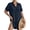 Deep Blue, variant on MOYIKO Women Swimsuit Coverup Shirt Dress Button Down Bathing Suit Cover Up Beach Vacation Outfits