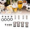 thumbnail image 4 of Stainless Steel Poppet Spring, 18mm Female Thread Ball Lock Keg Posts Hygienic Prevent Leakage  For Home Brewing For Wine Buckets, 4 of 8