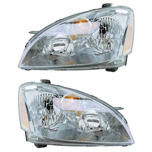 For Nissan Altima 2002 2003 2004 Pair Headlights - BuyAutoParts