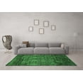 thumbnail image 3 of Ahgly Company Indoor Rectangle Abstract Emerald Green Modern Area Rugs, 7' x 10', 3 of 4