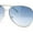 Silver - Blue, variant on Womens Rhinestone Bling Heart Jewel Diva Metal Rim Pilot Sunglasses Gold - Blue