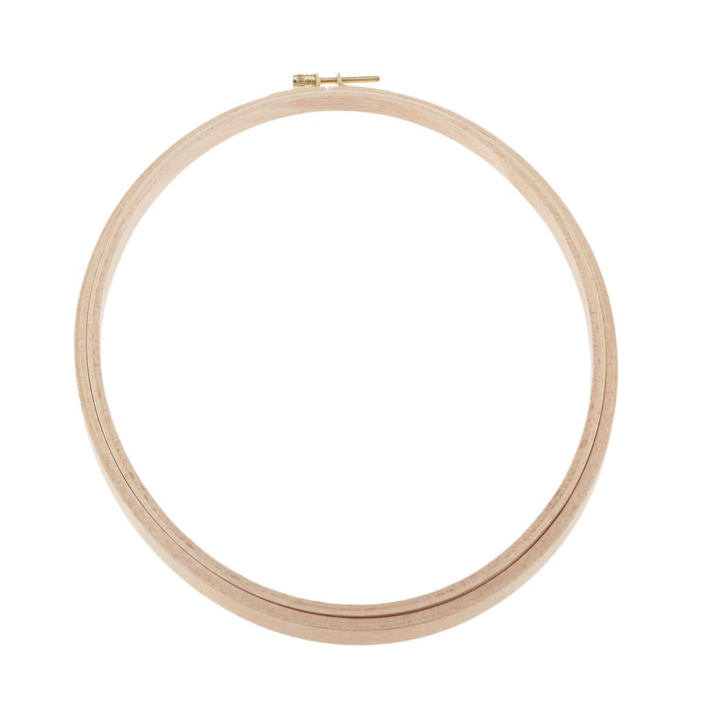FVDPWYE 2Pack Embroidery Hoop Frame Natrual Wood Cross Stitch Hoop DIY Handmade Tool