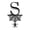 S, variant on 2024 Fall Clearance Halloween 26 Letter Decoration Hang Tag, Spider Hang Tag