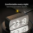 thumbnail image 5 of XGFHYJEH Alarm Clocks for Bedroom, Digital Alarm Clock, Alarm Clocks with Large Numbers, Small Bedside Tabletop Clock with Large LED Display & Wireless Bluetooth Speaker, 5 of 7