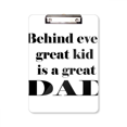 thumbnail image 1 of Behind Great Dad Father's Festival Quote Clipboard Folder Writing Pad Backing Plate A4, 1 of 4