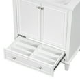 thumbnail image 5 of Furvclv 30" Bathroom Vanity, Bathroom Storage Cabinet Without Sink, Multi-functional Bathroom Vanity With Doors Drawers Adjustable Shelf, Solid Frame MDF Board Cabinet, 5 of 9