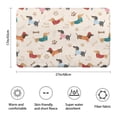 thumbnail image 3 of Dachshund Bathroom Rugs Mat,Non Slip Microfiber Bathroom Rug,Rubber Backing,Soft Bathroom Mats for Bathroom Floor,Tub and Shower,17x27in(43x68cm), 3 of 5
