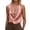 Pink, variant on Tanghaowl Tank Tops for Women, Women's Satin Camisole Top Drapey V Neck Sleeveless Blouse With Ruffle Detail Elegant Casual Wear Pink M