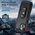 thumbnail image 4 of for iPhone 15 Case,[Military-Grade Drop Protection] Shockproof Phone Case for iPhone 15 - Matte Black, 4 of 12