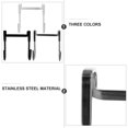 thumbnail image 3 of SKISUNO 3Pcs Heavy Duty Stainless Steel Double Hook Over Door Organizing Hanger Assorted Color, 3 of 8