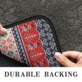 thumbnail image 6 of Red and Blue Christmas Knitted Pattern Door Rugs,Washable Non Slip Door Mats Indoor,Decorative Door Mats,Entry Mat Indoor for Entrance,Bedroom,Kitchen,Bathroom,30"x17", 6 of 6