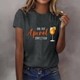 thumbnail image 2 of Levmjia Women's Funny Aperol Spritz Graphic T-Shirt Short Sleeve Crew Neck Casual Summer Top for Party Vacation, 2 of 3