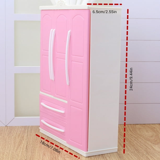Doll Closet Wardrobe Doll Closet Doll Closet Wardrobe Clothing Organizer  For Girl Doll Clothes And Accessories Storage 