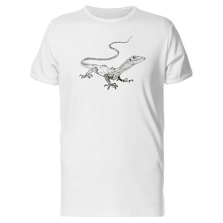 Lizard Tie - B&W Realistic Lizard Tee Men's -Image by Shutterstock