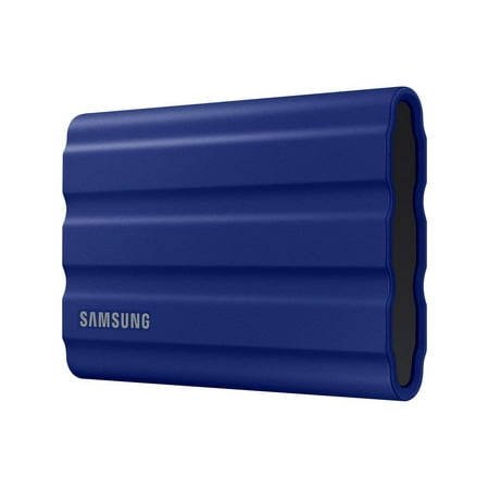 Samsung - T7 Shield 1TB External USB 3.2 Gen 2 Rugged SSD IP65 Water Resistant - Blue