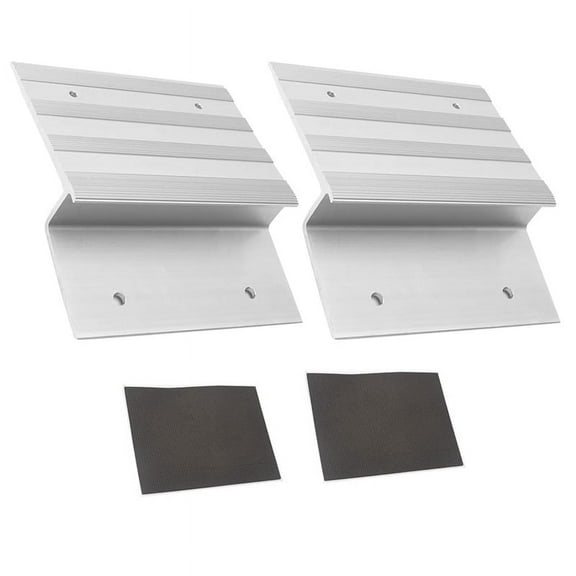 2Pack Tooling Truck and Trailer Loading Ramp Kit, Aluminum Plate Kit Fit 2x8 Inch Oak Hardwoods for Car/Trucks
