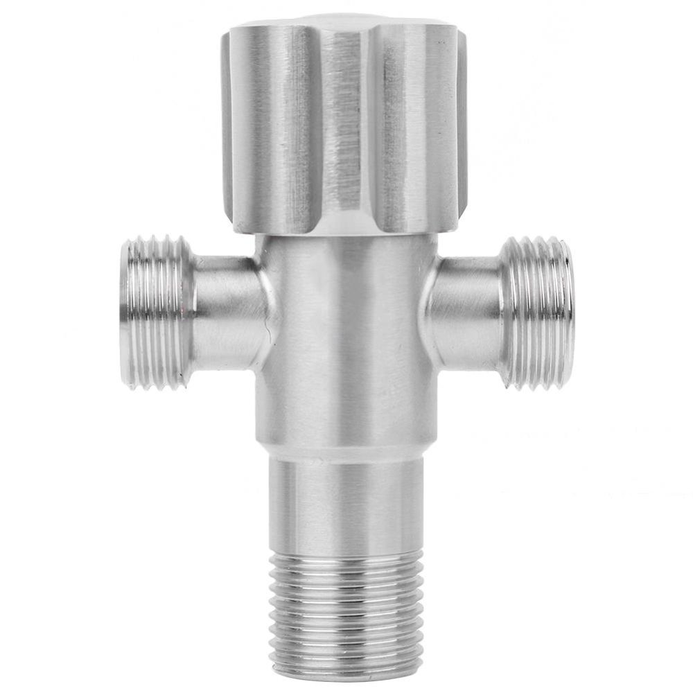 Tebru Angle Valve, G1/2'' Stainless Steel Bathroom Kitchen Faucet Angle