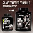 thumbnail image 3 of NutraBio Whey Protein Powder Isolate Supplement – 25g of Protein Per Scoop with Complete Amino Acid Profile - Soy and Gluten Free - Zero Fillers and Non-GMO - Cookies & Cream - 5 Lbs., 3 of 8