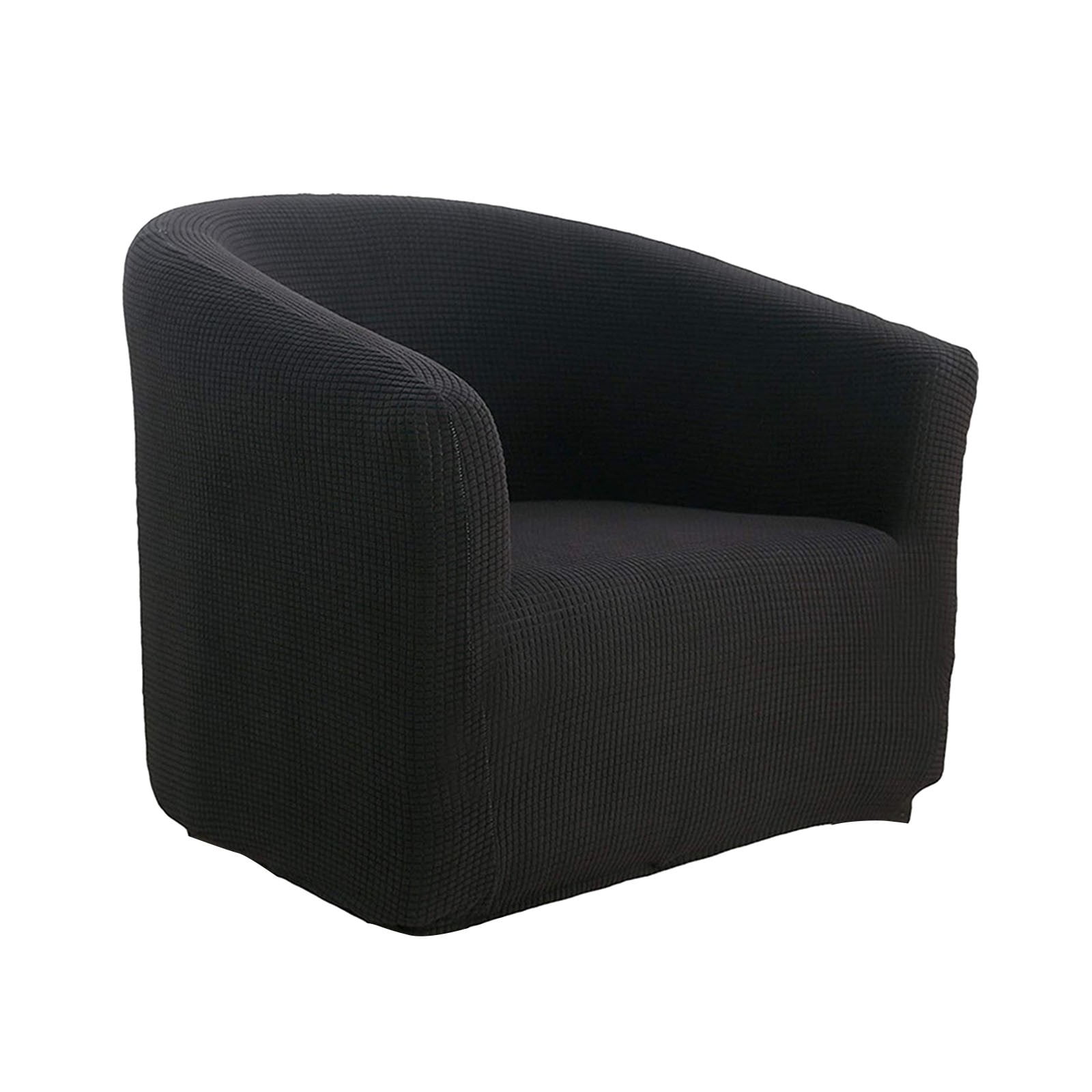 Black Cloth Tub Chair Loose Covers Asddcavvf 1PC Tub Chair Cover