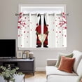 thumbnail image 4 of Red Valentines Day Kitchen Curtains Window Panels, Red Love Heart Tree Insulated Window Treatment Curtain, Grommet Curtains for Bedroom/Living Room/Bathroom, 2 Piece 42"Wx54"L, 4 of 8
