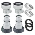 thumbnail image 1 of Pool Hose Adapter Replacement Threaded Swimming Pool Plunger Converter Clamp On Fittings Connection Upgrade Filter Pump Parts, 1 of 5