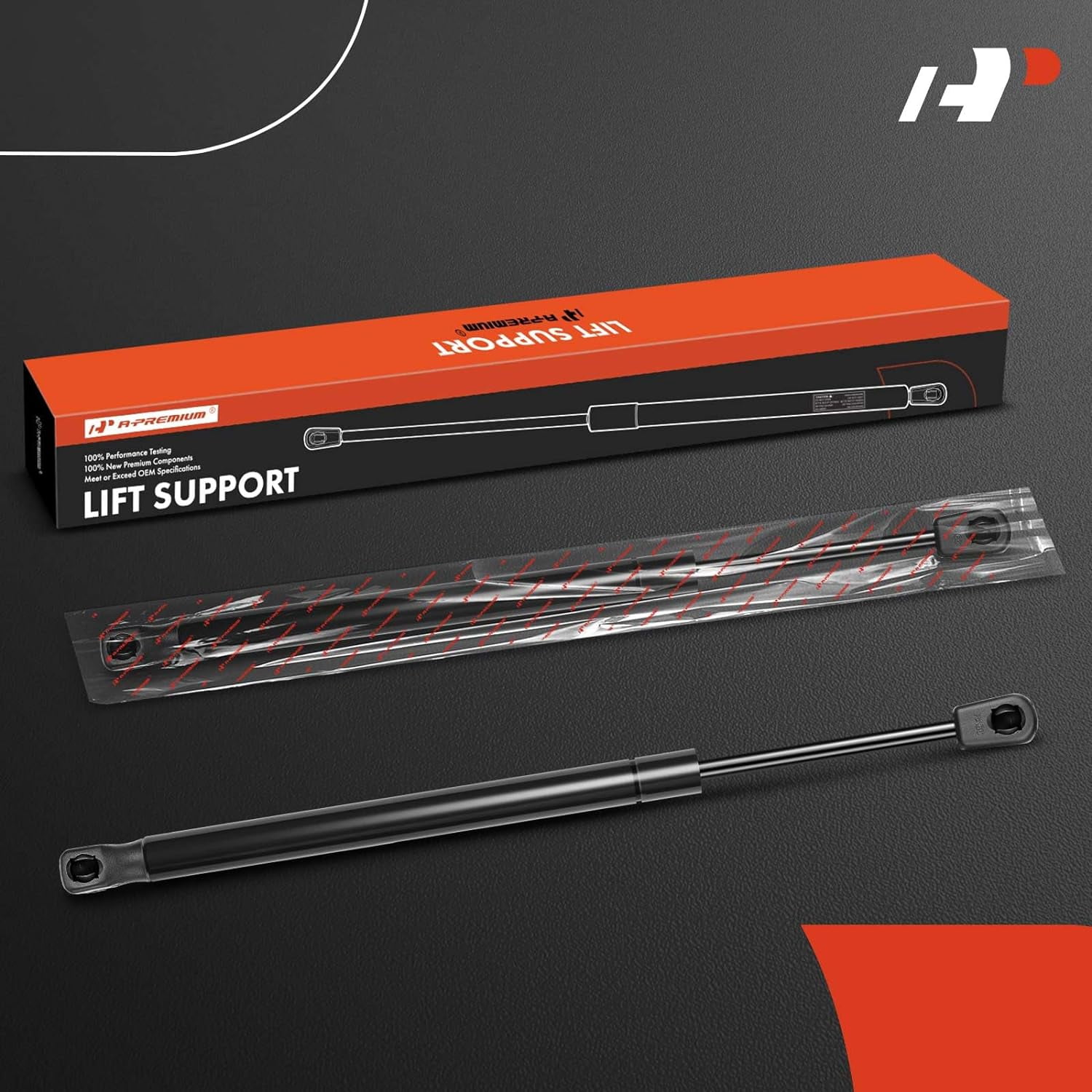 A-Premium Hood Bonnet Lift Supports Shock Struts Replacement for Volkswagen Touareg 2004-2010 2-PC Set