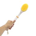 thumbnail image 7 of 13.4" White Soft Bristle Long Handle Body Bath Brush for Back Deep Clean, 7 of 7