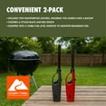 thumbnail image 2 of Ozark Trail Multipurpose Bbq Lighter – Red and Black - 2 Pack, 2 of 5