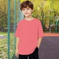 thumbnail image 7 of Luvrsol Unisex Kids Solid Basic Short Sleeve Cotton Multipack Basic Undershirts 120-170, 7 of 7
