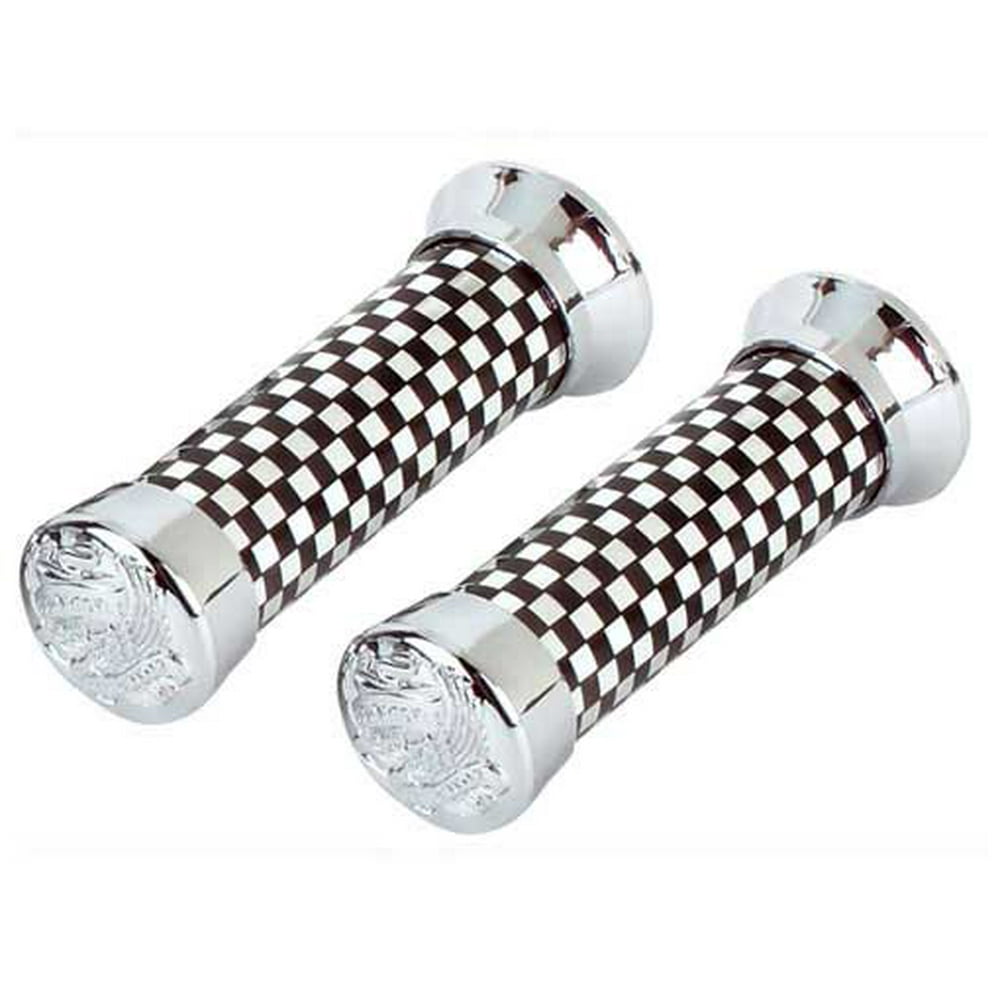 Grips 279 Black/Chrome Eagle. Bike grips, bicycle grips, lowrider grips