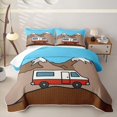 thumbnail image 2 of Erosebridal Camping Camper Twin Quilt Set,Outdoor Adventure Theme Twin Coverlet Set For Boys Kids,2-Piece, 2 of 7