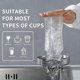 thumbnail image 2 of Enjuagador De Vidrio Para Fregaderos De Cocina, Limpiador De Lavadora De Botellas De Vidrio De Acero Inoxidable Sus304, Accesorios De Fregadero De Grifo De Enjuague De Vidrio De Barra De Cerveza, 2 of 5