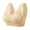 Beige, variant on CALAFEBILA Bras for Women Everyday White No Underwire Comfortable Removable Pads Beauty Back Full Cup Lace Sleeping Bralette Vest,