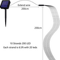 thumbnail image 2 of Solar Blinking Fairy Lights, 201 Led Tree Rattan Lights For Yard Garden Christmas Trees-Warm White, 2 of 5
