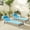 Lake Blue, variant on Domi Outdoor Living 3-Piece Adjustable Pool Lounge Set, Steel Textilene Sunbathing Chairs with Headrest (2 Gray Chairs W/Table)