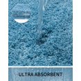 thumbnail image 3 of Alfombra de baño Ruggnovea, color azul, 43 x 60 cm, lavable a máquina, 3 of 7