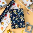 thumbnail image 3 of Burymento Space Wrapping Paper Roll, Birthday Wrapping Paper for Boys, Navy Blue Astronaut Gift Wrap for Kids Birthday Outer Space Party Decor RocketShip Wrap Galaxy Planets Stars (17 Inch X 33 Feet), 3 of 7