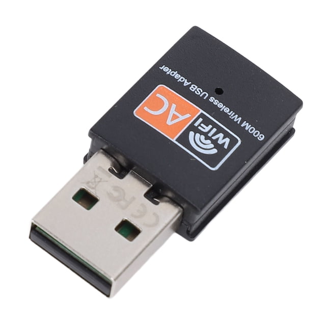 Adaptador De Red Inalámbrico, Velocidad De Transmisión Rápida USB WiFi Dongle 600Mbps Compacto Para Para XP Vista 7 8 10 11