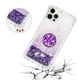 thumbnail image 5 of Funda para iPhone 12 Pro con Brillo Líquido Flotante, Purpurina, Parachoques y Anillo Giratorio Soporte, 5 of 5