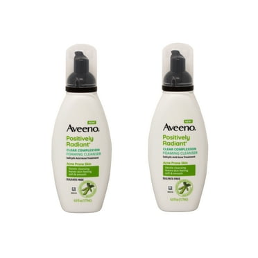AVEENO Active Naturals Clear Complexion Foaming Cleanser 6 oz (Pack of 2)